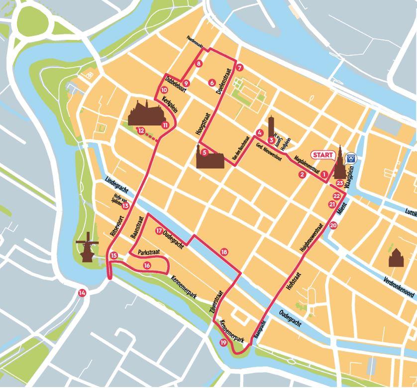 Vrouwen van Alkmaar stadwandeling op de kaart